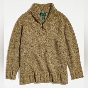 Polo Ralph Lauren Quarter-Zip Sweater 100% Lambswool